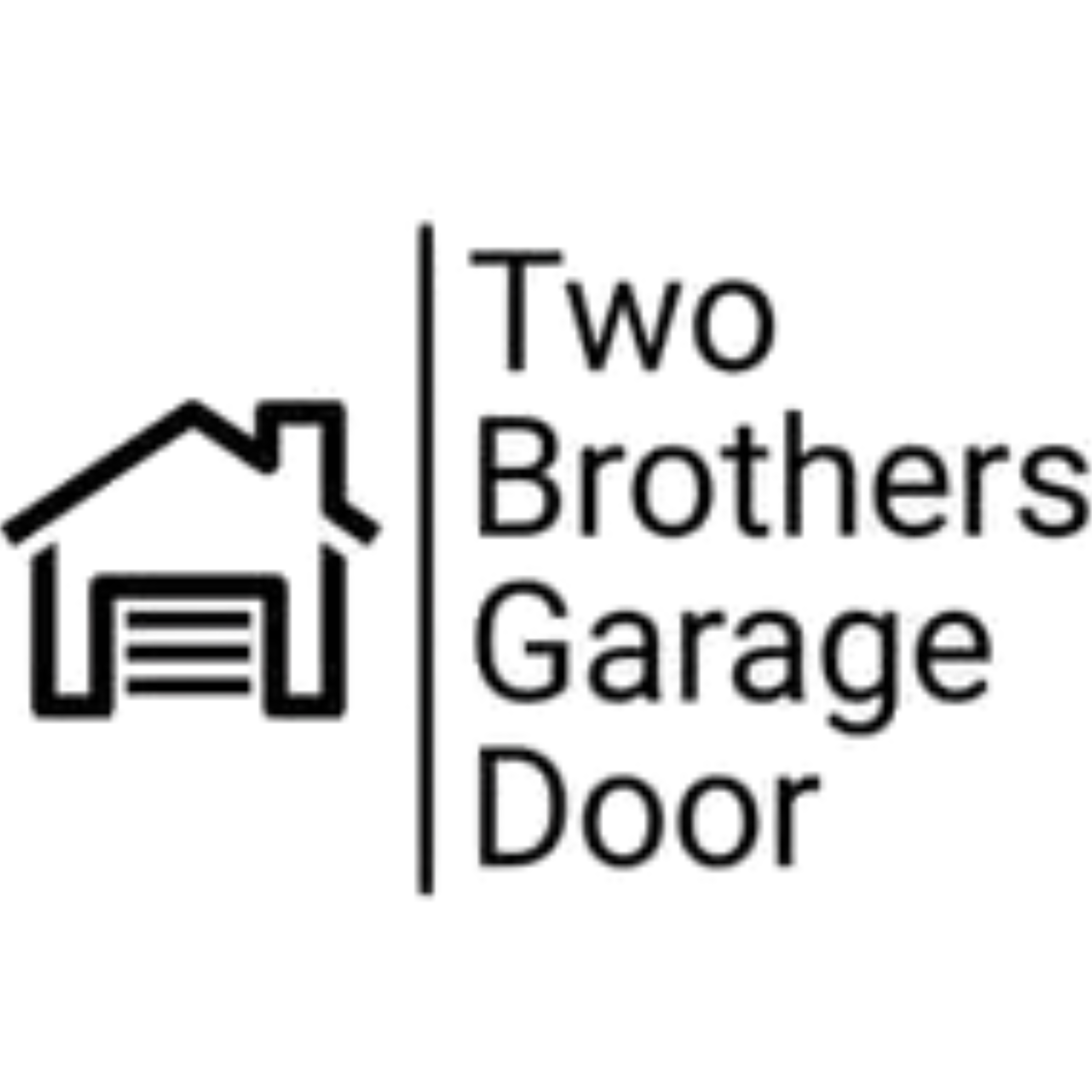 Two Brothers Garage Door Logo